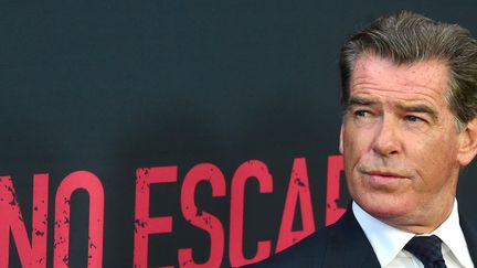 Pierce Brosnan pour la présentation du film "No Escape", à Los Angeles, le 16 août 2015.
 (FREDERIC J. BROWN / AFP)