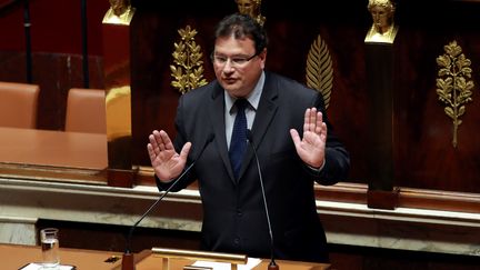 Le député Les Républicains Philippe Gosselin à l'Assemblée Nationale, en décembre 2016. (JACQUES DEMARTHON / AFP)