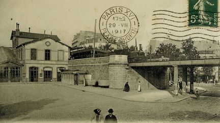 La gare d'Auteuil qui a vu le départ du&nbsp;président de la République et du gouvernement Viviani. (©)