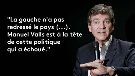 L'ancien ministre Arnaud Montebourg, le 5 décembre 2016 sur Public Sénat. (MAXPPP)