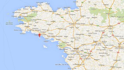 C'est lors d'un s&eacute;jour sur l'&icirc;le de Groix (Morbihan), en ao&ucirc;t 2014, que les quatre animateurs&nbsp;de la ville de Colombes (Hauts-de-Seine) auraient mim&eacute; une ex&eacute;cution jihadiste. (GOOGLE MAPS / FRANCETV INFO)