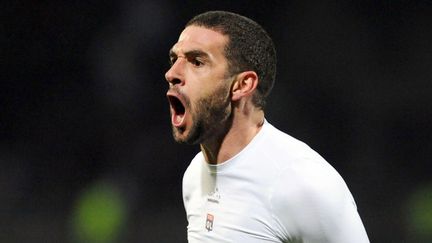 Lisandro Lopez croit encore aux chances de Lyon.  (PHILIPPE MERLE / AFP)