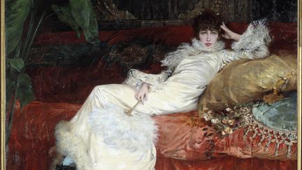 Sarah Bernhardt peint par Georges Jules Victor Clairin en 1876. (PHOTO JOSSE)