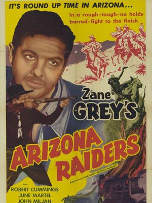 Affiche du film "Arizona Raiders". (DR)