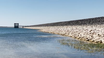 Le lac du Temple, dans l'Aube, est l'un des quatre lacs-réservoirs de la Seine.&nbsp; (ADRIEN MAUMY / RADIO FRANCE)