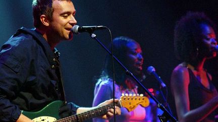 Damon Albarn lors d&#039;un concert hommage à Fela Kuti à Londres.
 (YUI MOK/AP/SIPA)