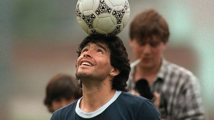 Diego Maradona à Mexico le 22 mai 1986
 (JORGE DURAN / AFP)