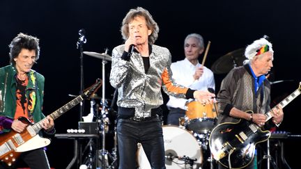 Les Rolling Stones en bonne forme à Hambourg le 9 septembre 2017.
 (CARSTEN REHDER / AFP)