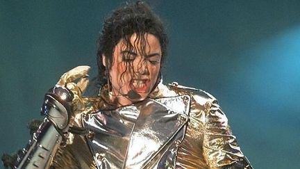 Michael Jackson au stade Gerland de Lyon le 25 juin 1997.
 (Pascal George/AFP)