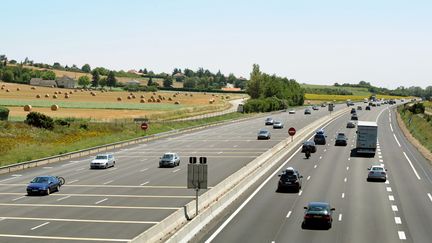 L'autoroute A7. (PHILIPPE MERLE / AFP)