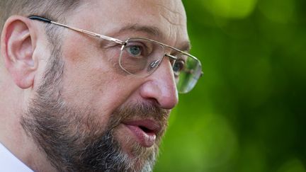 Martin Schulz a &eacute;t&eacute; r&eacute;&eacute;lu du pr&eacute;sident du Parlement europ&eacute;en, mardi 1er juillet 2014. (DPA PICTURE-ALLIANCE / AFP)