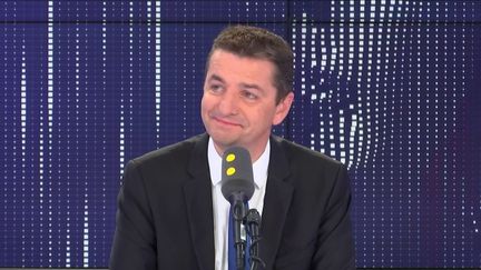 Gaël Perdriau, le maire de Saint-Étienne, était l'invité de franceinfo dimanche 13 octobre 2019. (FRANCEINFO / RADIO FRANCE)