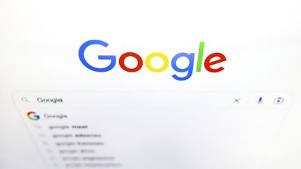 Illustration de la page d'accueil du moteur de recherche Google, en janvier 2023. (BEATA ZAWRZEL / NURPHOTO / AFP)