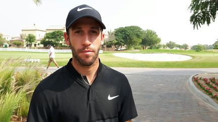 Romain Wattel au Jumeirah Golf Estates de Dubaï (Fabrice Rigobert / Radio France)