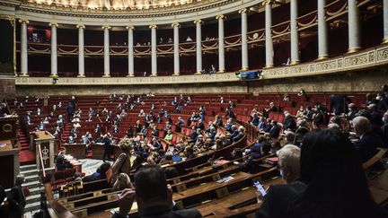 L'Assemblée nationale, à Paris, le 13 avril 2021.&nbsp; (ANTONIN BURAT / HANS LUCAS / AFP)