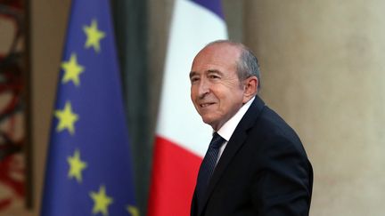 Le ministre de l'Intérieur Gérard Collomb arrive à l'Elysée, à Paris, le 10 septembre 2018. (MUSTAFA YALCIN / ANADOLU AGENCY / AFP)