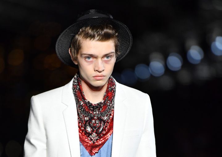 Saint Laurent printemps-été 2019, à New York.
 (ANGELA WEISS / AFP)