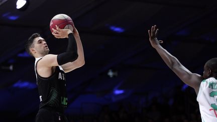 Trenton Meacham et l'ASVEL défieront Monaco en finale de la Leaders Cup (MAXIME JEGAT / MAXPPP)