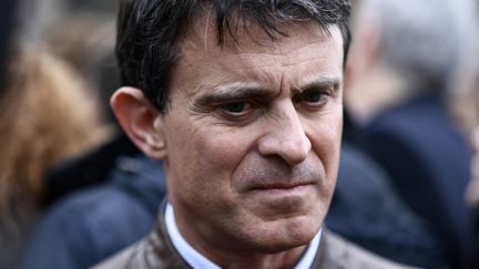 L'ancien Premier ministre Manuel Valls, aujourd'hui conseiller municipal de Barcelone en Espagne. (OSCAR DEL POZO / AFP)