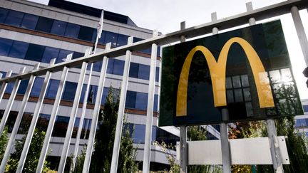 Le siège social de McDonald's en France, à&nbsp;Guyancourt, dans les Yvelines. (VINCENT ISORE / MAXPPP)