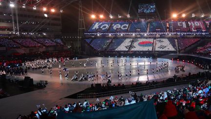 PyeongChang, le 9 mars 2018, cérémonie d'ouverture des Jeux paralympiques d'hiver à l'Olympic Stadium.&nbsp; (VLADIMIR SMIRNOV / TASS /GETTY IMAGES)