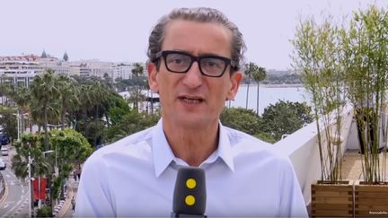 Thierry Fiorile au 70ème Festival de Cannes (FRANCEINFO / CAPTURE D'ECRAN)