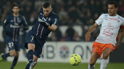 Jérémy Ménez le Parisien et Vitorino Hilton le Montpelliérain