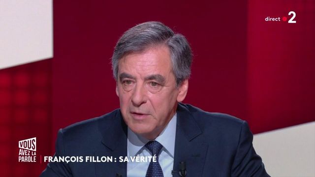 VIDEO. "J'ai fait l'erreur de provoquer Nicolas Sarkozy", déclare Français Fillon sur le plateau de "Vous avez la parole"