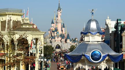 Disneyland Paris, le 16 mars 2017. (BERTRAND GUAY / AFP)