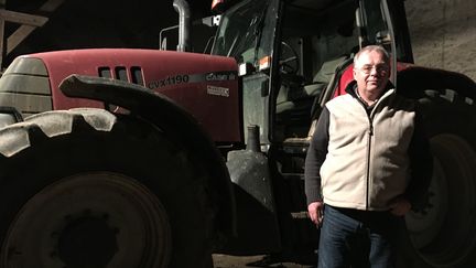 Pascal Laya, céréalier au Gué-de-Longroi (Eure-et-Loir) et secrétaire général de la FDSEA du département. (GREGOIRE LECALOT / RADIO FRANCE)