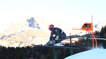 Le descendeur français David Poisson à Val-Gardena en 2016