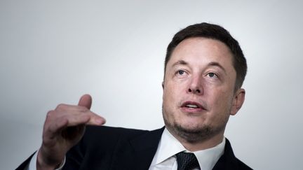 Elon Musk,&nbsp;le patron de Tesla,&nbsp;constructeur d'automobiles (BRENDAN SMIALOWSKI / AFP)