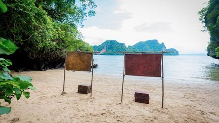 Un lieu de tournage de l'émission "Koh Lanta", diffusée sur TF1 depuis 2001. (BUREAU 233 / ALP / TF1)