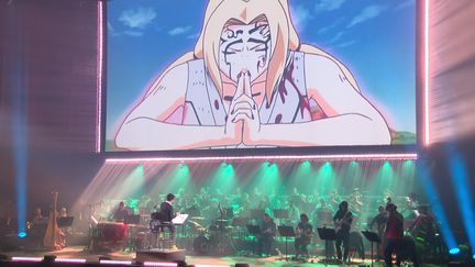 Une cinquantaine de musiciens joue en live pendant la projection du film Naruto&nbsp; (France 3 Paris Ile-de-France)