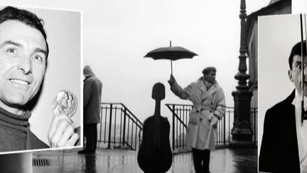 Doisneau, Baquet, un violoncelle, un parapluie, une photo éternelle
 (Culturebox - capture d&#039;écran)