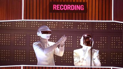 Daft Punk sur scène aux Grammy Awards 2014
 (Matt Sayles/AP/SIPA)