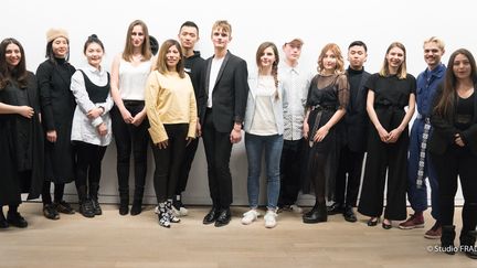 Les 12 créateurs en lice au Festival international des jeunes créateurs de mode de Dinan, mars 2018
 (Studio Fradet)