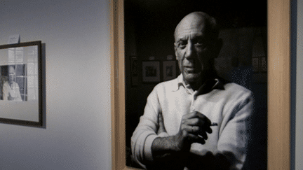 Une photo de Picasso par Lucien Clergue 
 (France3/culturebox)