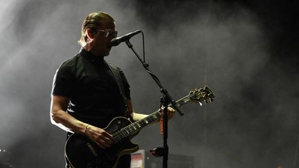 Paul Banks, le chanteur du groupe Interpol le 28 juin 2023, à Rome. (DOMENICO CIPPITELLI / NURPHOTO)