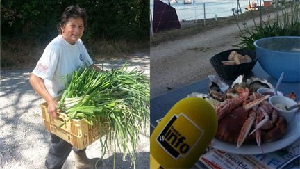 &nbsp; (Betty Maheo co-fondatrice des Bio de Baden, maraîchers bio depuis 1980 et des huîtres locales © Radio France / Jérôme Jadot)