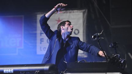 Concert du DJ Tristan Casara alias "The Avener"&nbsp;aux Francofolies, la Rochelle, le 11 Juillet 2015 (XAVIER LEOTY / AFP)