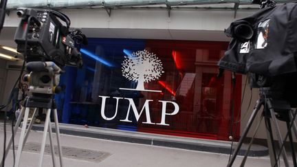 Le si&egrave;ge de l'UMP &agrave; Paris, le 26 mai 2014. (THOMAS SAMSON / AFP)