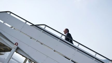 Fran&ccedil;ois Hollande se rendra en Allemagne et aux Etats-unis pour sa premi&egrave;re semaine de pr&eacute;sident. (FRED DUFOUR / AFP)