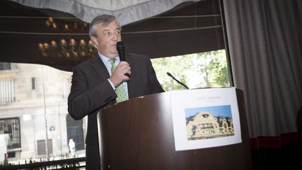 Vincent %ontagne, présodent du&nbsp;Syndicat national de l'édition. (XAVIER DE TORRES / MAXPPP)