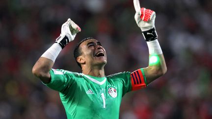 Le gardien de but de l'Egypte, Essam El-Hadary (TAREK ABDEL HAMID / AFP)