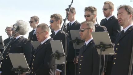 Le choeur de l'armée française au festival "Un violon sur la ville" (© France 3 Poitou-Charentes)