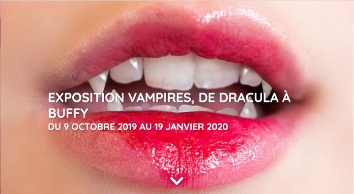 L'affiche de l'exposition de la Cinémathèque française, Vampire : de Dracula à Buffy. (Cinémathèque française)