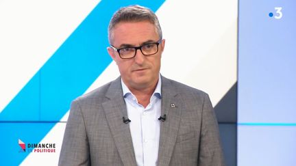 Stéphane Ravier. Dimanche en politique du 30 juin 2019. (CAPTURE D'ECRAN "DIMANCHE EN POLITIQUE" / FRANCE 3)