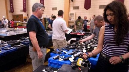 Exposition d'armes à feu au Texas, en mars 2011. (AFP)