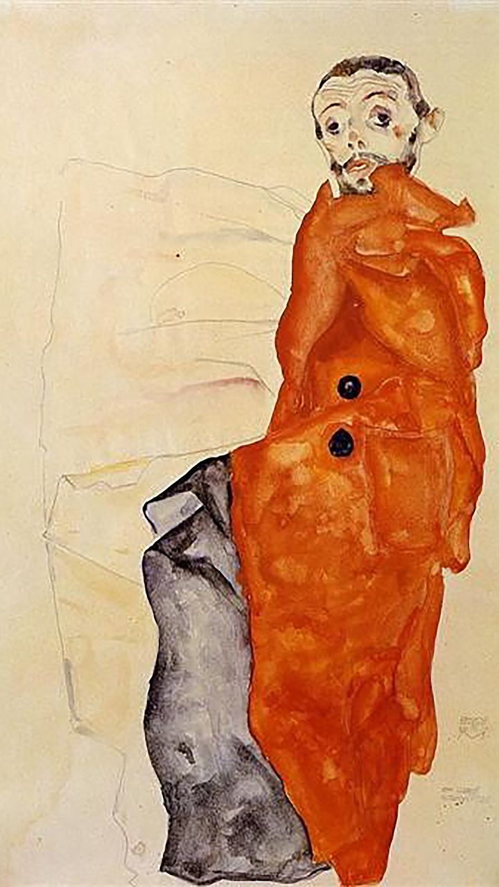 "I Love Antithesis" - Egon Schiele (AFP PHOTO / NEW YORK US ATTORNEYS OFFICE)